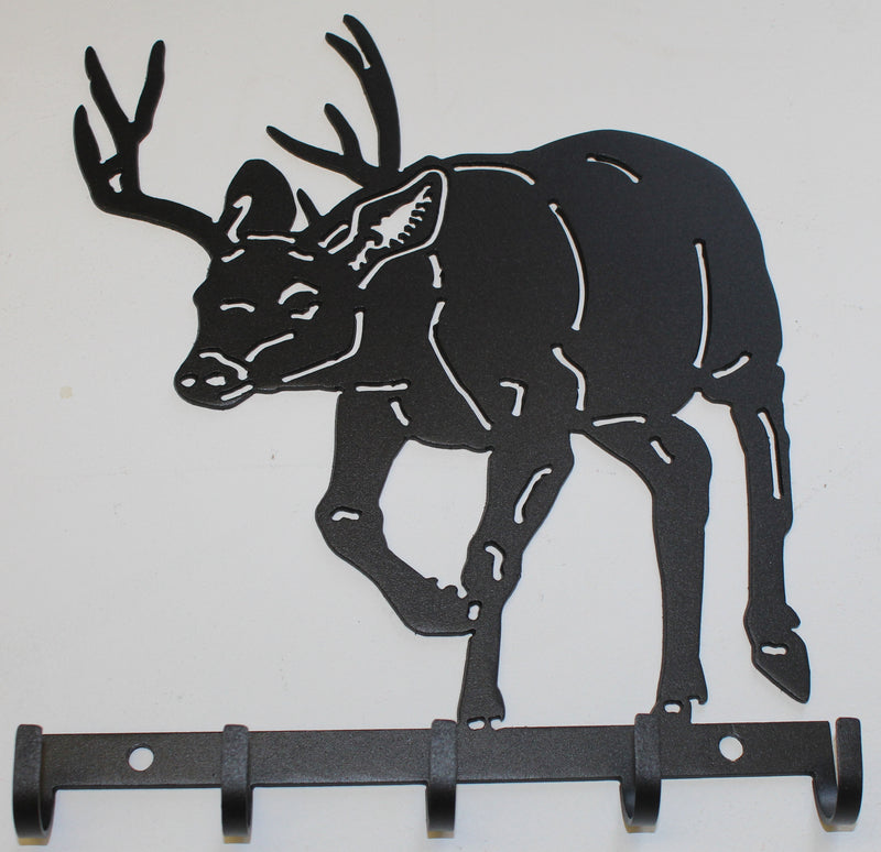 Buck Key Holder Metal Wall Art