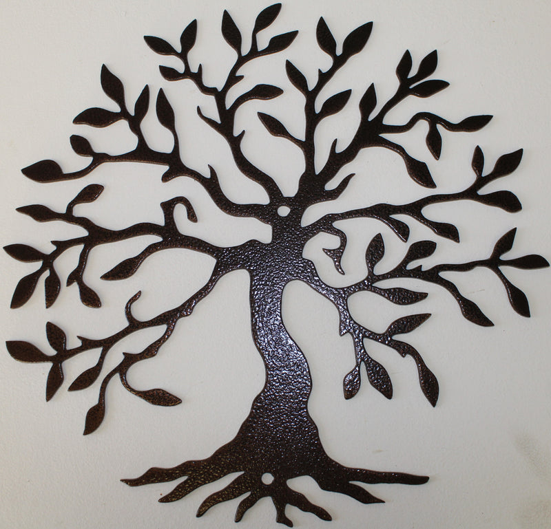 Tree of Life 2 Metal Wall Art Copper Vein